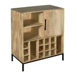 Coast to Coast Terrance 32inW Wine Storage Cabinet, Winston Natural