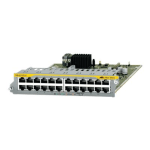 Allied Telesis 24-Port 10/100/1000T PoE+ Ethernet Line Card - For Data Networking - 24 x RJ-45 10/100/1000Base-T PoE+ LAN