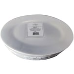 Hoffman Vertex China Ceramic Argyle Collection Rolled Edge Platters, 11-1/2in, Bright White, Case Of 12 Platters