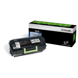 Lexmark 52D1H0L High-Yield Black Toner Cartridge For Labels