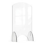 Rosseto Serving Solutions Avant Guarde Acrylic Sneeze Guard, Pass Through Window, 40in x 24in, Clear