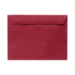 LUX Booklet 9in x 12in Envelopes, Gummed Seal, Garnet Red, Pack Of 500