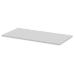 Lorell Width-Adjustable Training Table Top, 48in x 24in, Gray