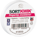 Lee Sortkwik Hygienic Fingertip Moistener, 50% Recycled, 3/8 Oz, Pink