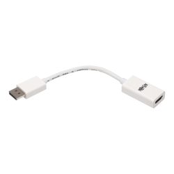 Tripp Lite DisplayPort To HDMI Active Adapter, White