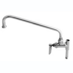 T&S Brass Pre-Rinse Add-On Faucet, Stream Regulator Nozzle, 12in, Stainless