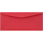 JAM Paper Business Envelopes, #9, Gummed Seal, Red, Pack Of 50