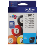 Brother LC201 Cyan Ink Cartridge, LC201C