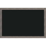 U Brands Magnetic Chalkboard, 36in X 24in, Decor Rustic Frame, Actual Size 35in X 23in (4549U00-01)