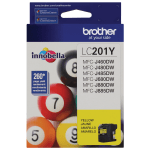 Brother LC201 Yellow Ink Cartridge, LC201Y