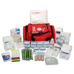 Ready America Medical Duffel First Aid Emergency Kit, Red