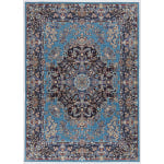 Linon Innova Area Rug, 2-9/53ft x 3-9/53ft, Piero Blue/Navy