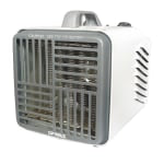 Optimus Mini Compact Utility Heater With Thermostat, 4-1/16inH x 4-5/16inW x 3inD