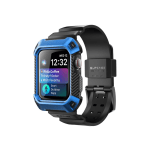 SupCase Unicorn Beetle Pro - Wrist pack for smart watch - thermoplastic polyurethane (TPU) - blue - for Apple Watch (44 mm)