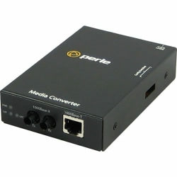 Perle S-1000-S2SC160 Gigabit Ethernet Stand-Alone Media Converter - 1 x Network (RJ-45) - 1 x SC Ports - 10/100/1000Base-T, 1000Base-ZX - 99.42 Mile - Rail-mountable, Rack-mountable, Wall Mountable