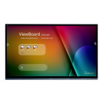 ViewSonic ViewBoard IFP7562 - 75in Diagonal Class (74.5in viewable) LED-backlit LCD display - interactive - 4K UHD (2160p) 3840 x 2160