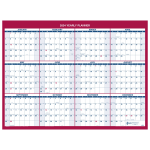 2024 AT-A-GLANCE Horizontal Reversible Erasable Yearly Wall Calendar, 16in x 12in, January to December 2024, PM330B28