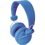 HamiltonBuhl Headset with In Line Microphone Blue - Stereo - Mini-phone - Wired - 32 - 20 Hz - 20 kHz - Over-the-head - Binaural - Circumaural - 5 ft Cable - Blue