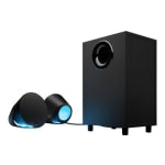 Logitech G560 - Speaker system - for PC - 2.1-channel - wireless - Bluetooth - USB - 120 Watt (total)