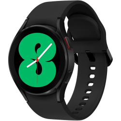 Samsung Galaxy Watch4, 40mm, Black, Bluetooth - 16 GB - 1.50 GB Standard Memory - 1.2in - Android Wear - Bluetooth - Black - Aluminum Case - Health & Fitness - Water Resistant - IP68 Water Resistant