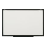 SKILCRAFT Magnetic Dry-Erase Whiteboard, 36in x 60in, Aluminum Frame With Black Finish (AbilityOne 7110 01 651 1288)