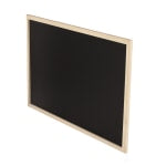 Flipside Wood-Framed Chalkboard, 24in x 36in, Black