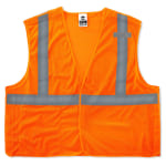 Ergodyne GloWear Safety Vest, Econo Breakaway, Type-R Class 2, 4X/5X, Orange, 8215BA