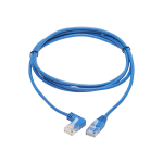 Tripp Lite N204-S07-BL-LA Cat.6 UTP Patch Network Cable - First End: 1 x RJ-45 Male Network - Second End: 1 x RJ-45 Male Network - 1 Gbit/s - Patch Cable - Gold Plated Contact - 28 AWG - Blue