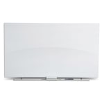 WorkPro Professional Cinema Magnetic Glass Unframed Dry-Erase Whiteboard, 42in x 74in, White