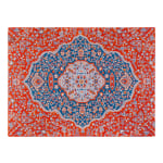 Anji Mountain Meknes Rug'd Chair Mat, 1/2inH x 36inW x 48inD,Multicolor