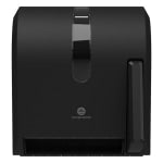 Georgia-Pacific PRO Series Universal Push-Paddle Paper Towel Dispenser, 54338A, 13in x 14.15in x 11.25in, Black, 1 Dispenser