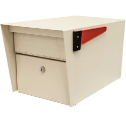 Linon Gadsden Industrial 2-Slot Horizontal Home Office Mailbox, 12-1/8inH x 28-1/4inW x 4inD, Gray