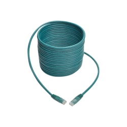 Tripp Lite 25ft Cat6 Gigabit Molded Patch Cable RJ45 M/M 550MHz 24AWG Green - 128 MB/s - 25 ft - Green