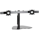 Chief Widescreen Horizontal Dual Monitor Mount Table Stand - For Displays 10-30in - Black - Stand - for dual flat panel - steel - black - desktop