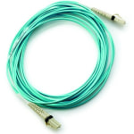 HPE LC to LC Multi-mode OM3 2-Fiber 2.0m 1-Pack Fiber Optic Cable - 6.56 ft Fiber Optic Network Cable for Network Device, Switch - First End: 2 x LC Network - Male - Second End: 2 x LC Network - Male - 10 Gbit/s - 50/125 Âµm - Blue - 1